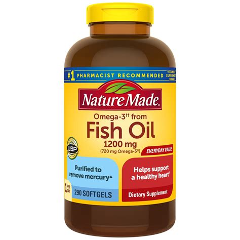 nature made omega 3 supplements.